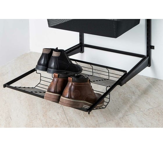 Обувница ARISTO 2-ярусная выдвижная, серия 460 L=550 чёрный CI WA0338.VP055.BK0PC.CI