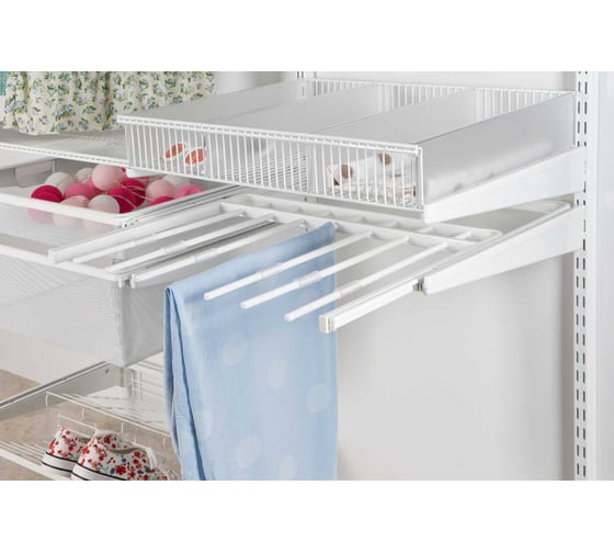 Выдвижная вешалка для брюк ARISTO серия 460 L=550 белый CI WA0337.VP055.WH0PC.CI