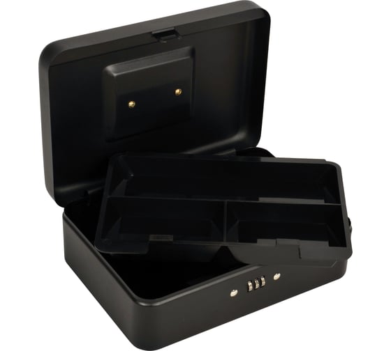 Ящик для денег без номинала Cactus CS-DCB-003 90x250x180, графитовый сталь, 1.13 кг 1992795
