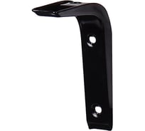 Кронштейн для полки Larvij Ренифорс, 100x75 мм, черный, 2 шт L7500BLx2