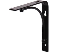 Кронштейны Larvij 2 шт арочные цвет черный 15x15 см L7604BLx2