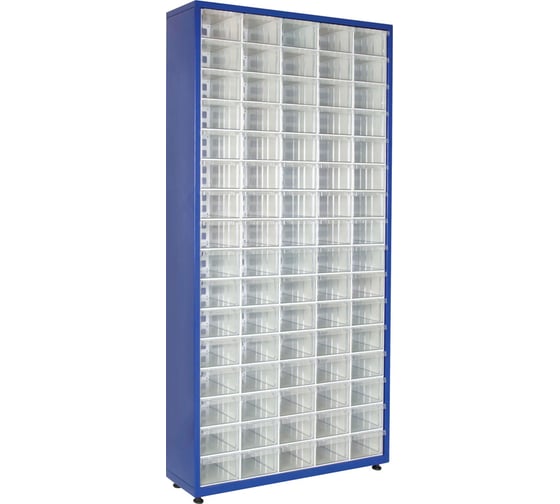 Шкаф Sembol Plastik TMD5 комплект/80 ящиков, 930x230x1860 мм 20150 1