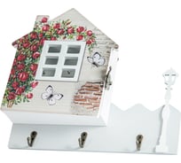 Ключница Русские подарки Домик 30x6x25см 238912