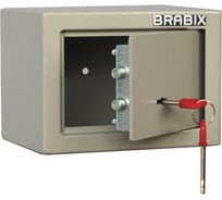 Мебельный сейф BRABIX D-14m, 145х200х150мм, 3кг, ключевой замок, крепление к стене 291160