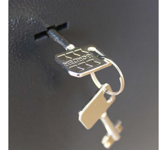 Сейф BRABIX КМ-1200Т/2 1200х475х400 мм, 76кг, ключевой замок, трейзер, крепление к стене 291170