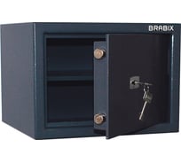 Сейф BRABIX КМ-260 260х360х290 мм, 13кг, ключевой замок, полка, крепление к стене 291165