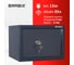 Сейф BRABIX КМ-260 260х360х290 мм, 13кг, ключевой замок, полка, крепление к стене 291165 3