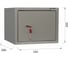 Металлический шкаф для документов BRABIX КBS-01 260х330х260 мм, 55кг, сварной 291150 6