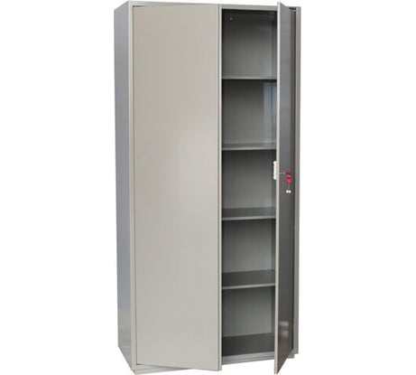 Металлический шкаф для документов BRABIX КBS-10 1803х880х390 мм, 77кг, 2 отд, сварной 291159