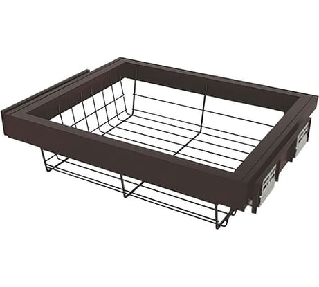 Выдвижная корзина крупная сетка Mebax 700-420 664х420х140, коричневый 00-00001116