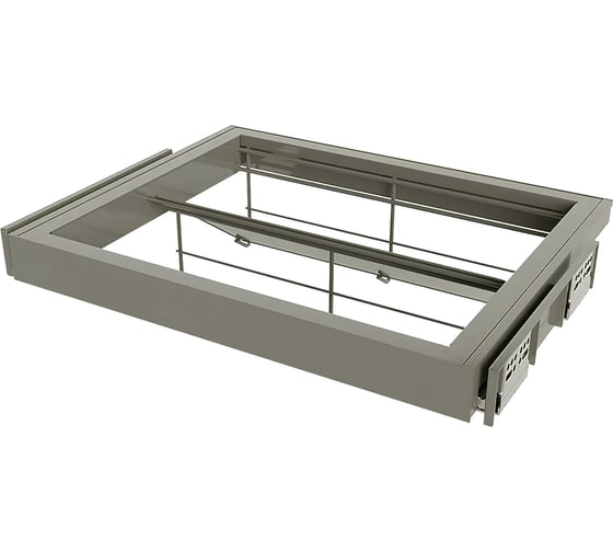 Выдвижная полка для обуви Mebax 700-420 664х420х160, серый жемчуг 00-00001098 1