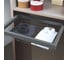 Выдвижная корзина крупная сетка Mebax 800-420 764х420х140, серый жемчуг 00-00001089 3