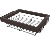Выдвижная корзина крупная сетка Mebax 800-420 764х420х140, коричневый 00-00001117