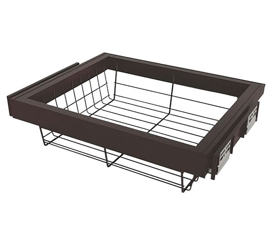 Выдвижная корзина крупная сетка Mebax 800-420 764х420х140, коричневый 00-00001117 1