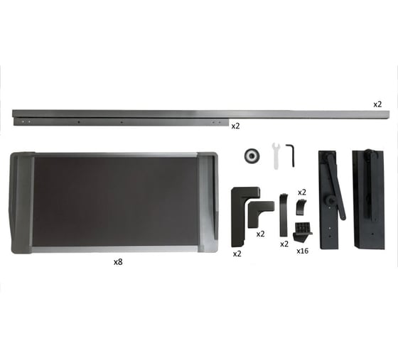 8-уровневая полка для обуви Mebax 800 360 718х360х1425-1525 00-00001101