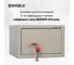 Мебельный сейф BRABIX D-18m, 180х270х236, 5кг, ключевой замок, крепление к стене 291161 8