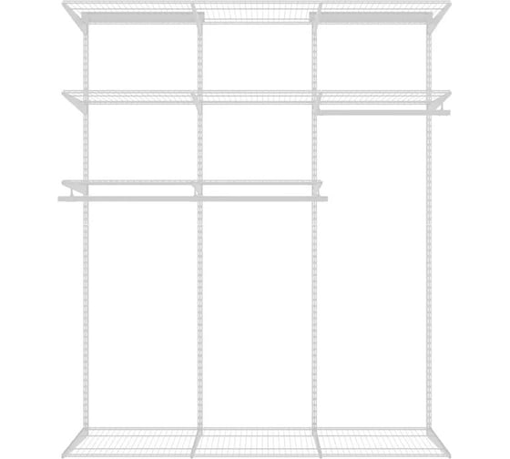 Комплект LIGROOM №1, 1731x382x2022, белый LR1001.VS038.WH0PC.RA 1