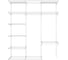 Комплект LIGROOM №6, 1731x382x2022, белый LR1006.VS038.WH0PC.RA 1