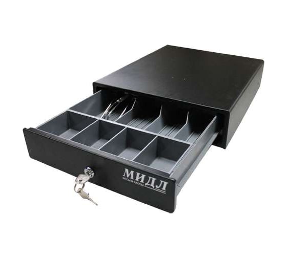 Металлический денежный ящик Middle 1.0/К0 черный 220000027