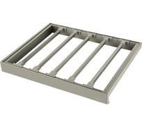 Выдвижная вешалка для брюк Mebax 700-420 664х420х56, серый жемчуг 00-00001095