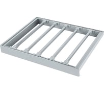 Выдвижная вешалка для брюк Mebax 700-420 664х420х56, серый жемчуг 00-00001095