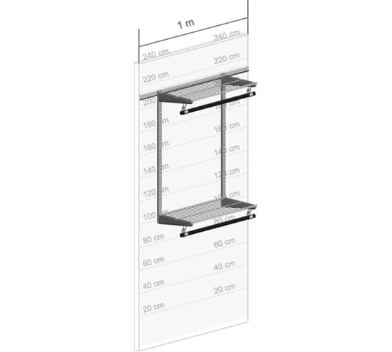Удобная и практичная гардеробная Volazzi Home 6189279
