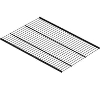Сеточная полка Volazzi Home 603х406 черная 6297424