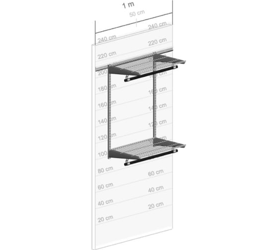 Практичная гардеробная Volazzi Home 6189309