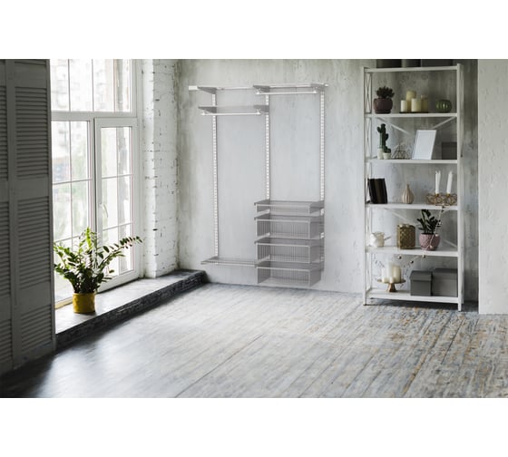 Функциональная и практичная гардеробная система Volazzi Home черная 6298216