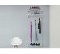 Утонченная и вместительная гардеробная система Volazzi Home черная 6298049