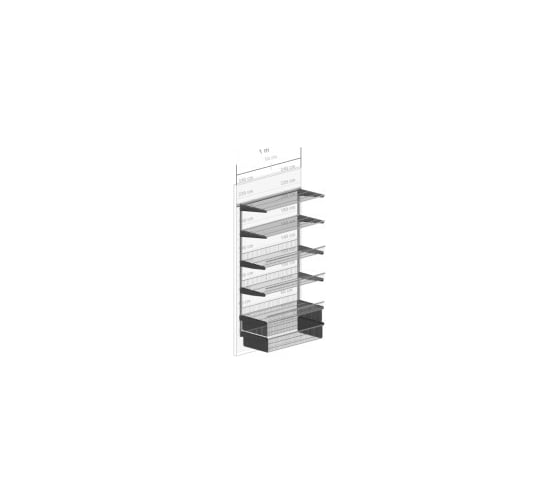 Компактная система хранения вещей Volazzi Home 6189590