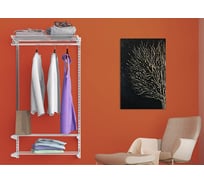 Оригинальная гардеробная система Volazzi Home черная 6298056