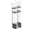 Прочная гардеробная система Volazzi Home черная 6298148 3