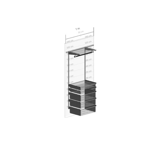 Функциональная гардеробная система Volazzi Home 6189576