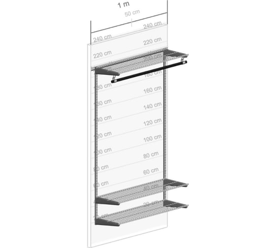 Оригинальная гардеробная система Volazzi Home 6189422