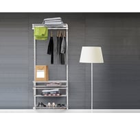 Уютная и удобная гардеробная система Volazzi Home черная 6298131