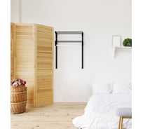 Маленькая гардеробная комната Volazzi Home черная 6297882