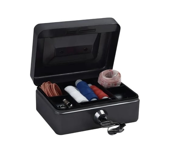Ящик для денег Кэшбокс Klesto MB-0 черный 623029
