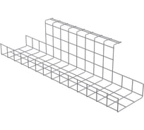 Корзина для фиксации источников питания НАЙДИ крепление под столешницей, металлик серебристый КИП001.26