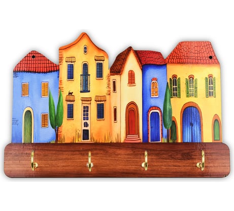 Ключница настенная PREZENT Дома КЛЧ-121