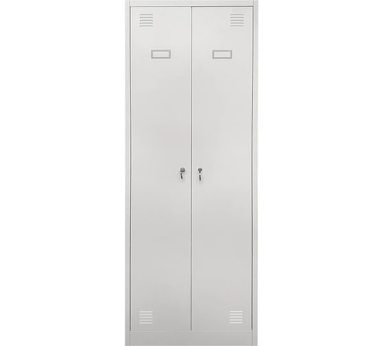 Металлический двухдверный шкаф для одежды GRETTE 1850x600x500 мм, 2L-B1A-2шт