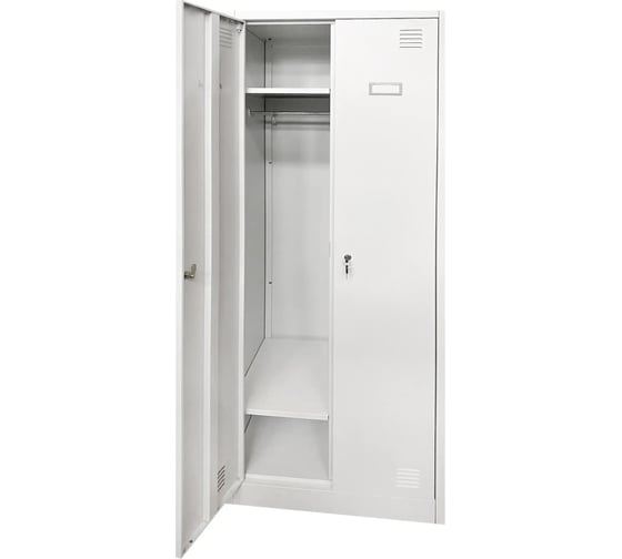Металлический двухдверный шкаф для одежды GRETTE 1850x600x500 мм, 2L-B1A-2шт