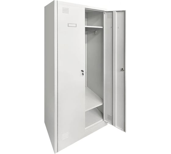 Металлический двухдверный шкаф для одежды GRETTE 1850x600x500 мм, 2L-B1A-2шт