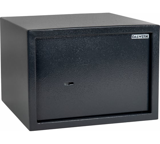 Мебельный сейф DASWERK SC-250KL 250x350x250 мм, ключевой замок, графит 291342