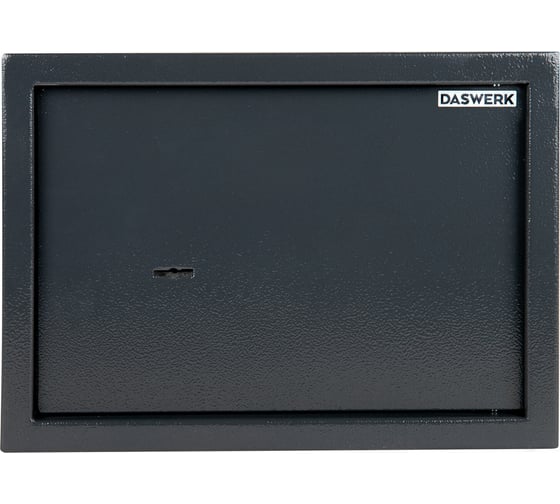 Мебельный сейф DASWERK SC-250KL 250x350x250 мм, ключевой замок, графит 291342