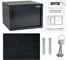 Мебельный сейф DASWERK SC-250KL 250x350x250 мм, ключевой замок, графит 291342 2