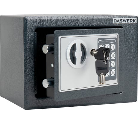 Мебельный сейф DASWERK SC-170EL 170x230x170 мм, электронный замок, графит 291338