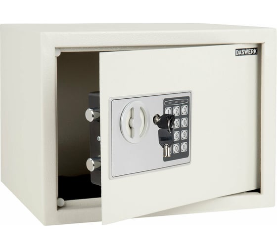 Мебельный сейф DASWERK SC-250EL 250x350x250 мм, электронный замок, бежевый 291345