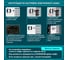 Мебельный сейф DASWERK SC-300EL 300x380x300 мм, электронный замок, графит 291346 7