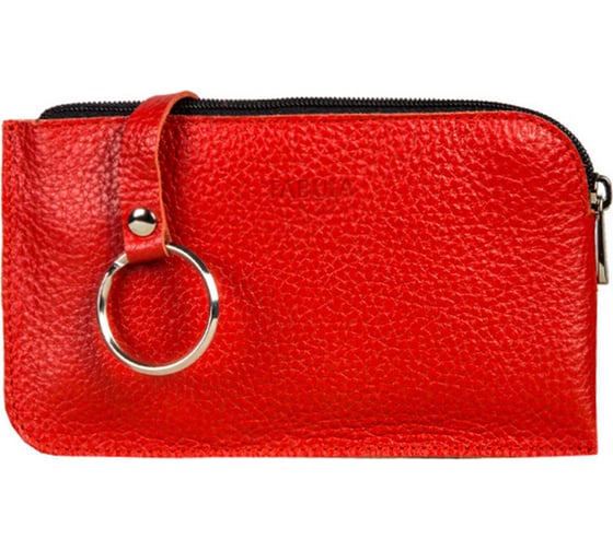 Ключница Attache натуральная кожа, красная 827649